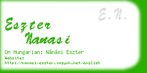 eszter nanasi business card